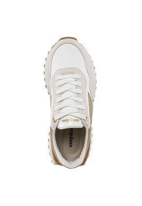 Tenis Urbanos Yeilin Beige-Café Croydon Para Mujer