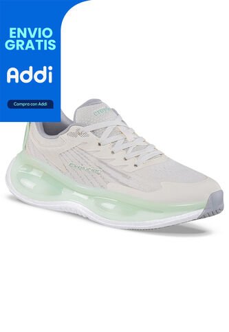 Tenis Running Pxal Blanco-Agua Croydon Para Mujer Croydon