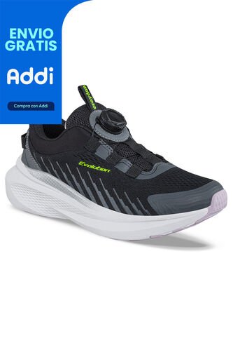 Tenis Running Katar Negro Croydon Para Mujer Croydon