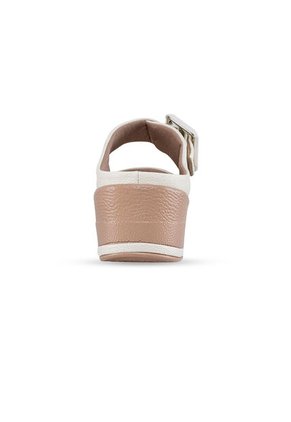 Sandalias Tacón Belkys Blanco Croydon Para Mujer