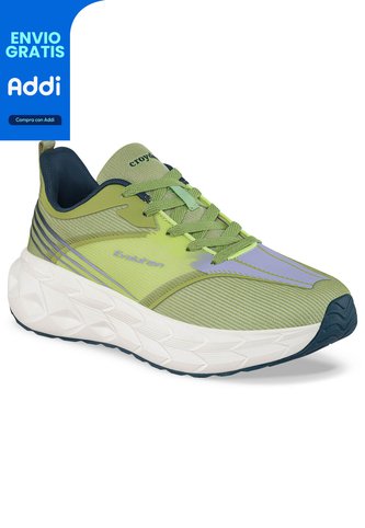 Tenis Running Bukir Verde Croydon Para Mujer Croydon