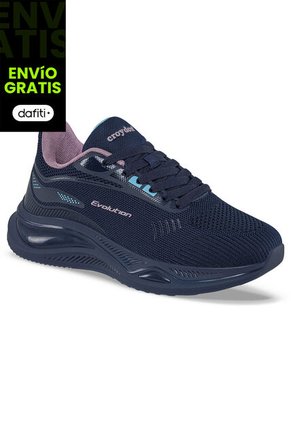 Tenis Running Yixol Azul Osc Para Mujer Croydon