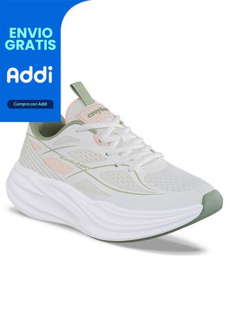 Tenis Running Xudok Blanco Croydon Para Mujer Croydon