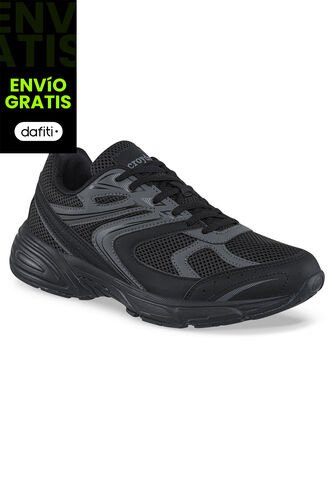 Tenis Urbanos Bilaro Negro-Gris Croydon Para Hombre Croydon