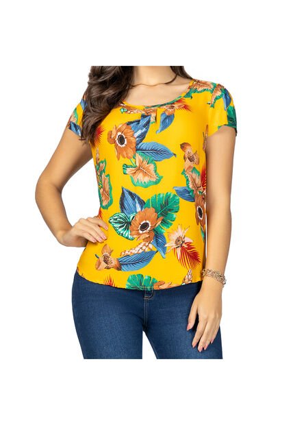 Blusa Marlen Mostaza Para Mujer Croydon