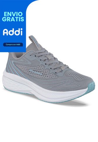Tenis Running Segali Gris Croydon Para Mujer Croydon