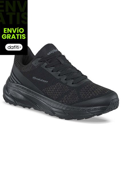Tenis Running Xinde Negro Para Hombre Croydon