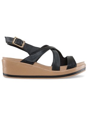 Sandalias Tacón Andrey Negro Croydon Para Mujer
