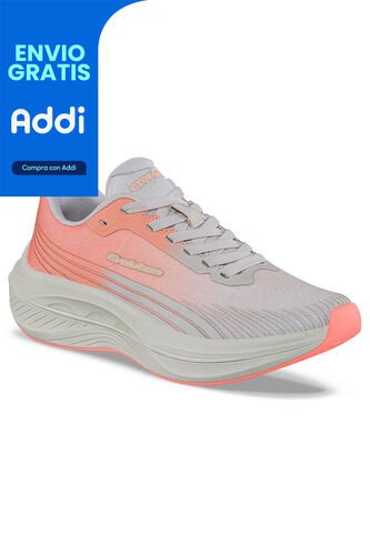 Tenis Running Lafog Beige-Coral Croydon Para Mujer Croydon