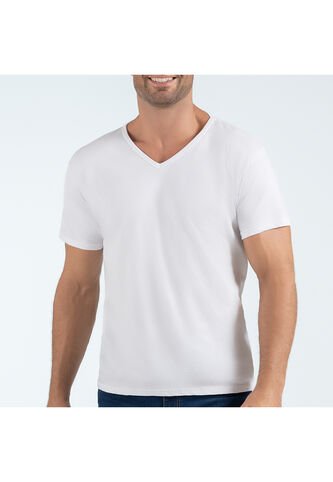 Camiseta Pack X2 C V Blanco Para Hombre Croydon Croydon