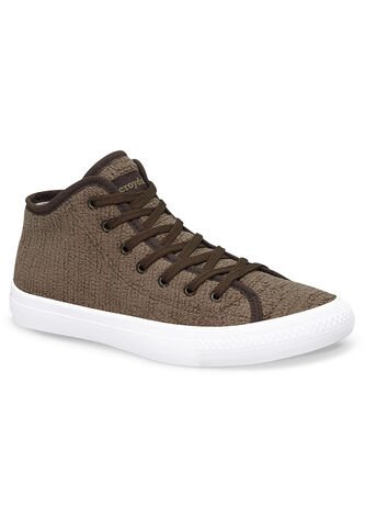 Botines Tadda Alto Café Para Mujer Croydon Croydon