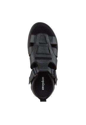 Sandalias Salvador Negro Croydon Para Hombre