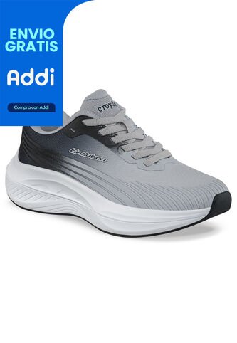 Tenis Running Lafog Gris Croydon Para Mujer Croydon