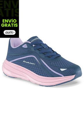 Tenis Running Tibble Azul Osc Para Mujer Croydon