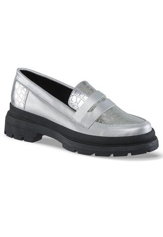 Mocasines Lyrica Plata Croydon Para Mujer Croydon