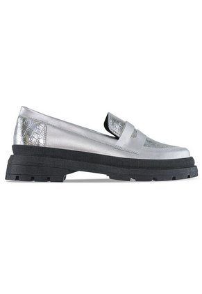 Mocasines Lyrica Plata Croydon Para Mujer
