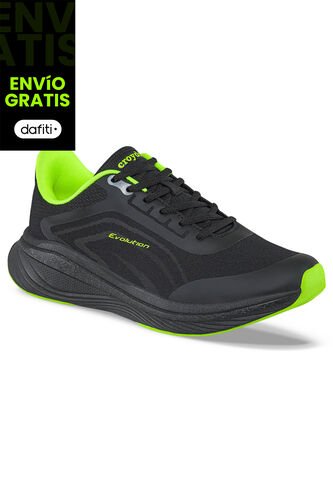 Tenis Running Velta Negro Para Hombre Croydon Croydon