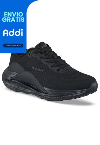 Tenis Running Nwak Negro-Negro Croydon Para Mujer Croydon