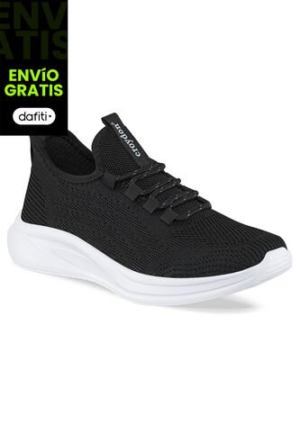 Tenis Running Snig Negro Para Mujer Croydon Croydon