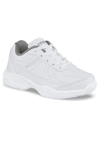 Tenis Colegial 10 New Blanco Para Niño Y Niña Croydon Croydon