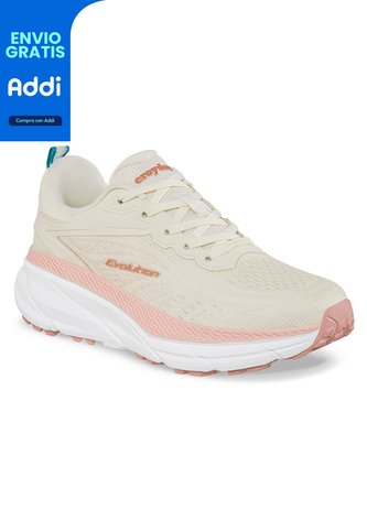 Tenis Trail Running Nvoy Beige Croydon Para Mujer Croydon