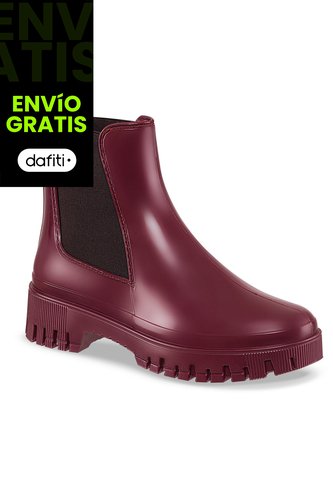 Botines Lluvia Kathie Vino Croydon Para Mujer Croydon