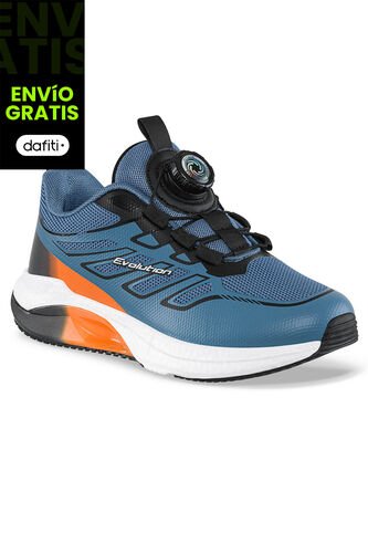 Tenis Running Furam Azul Croydon Para Niño Croydon