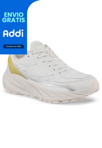 Tenis Trail Running Zorapi Beige Croydon Para Mujer Croydon