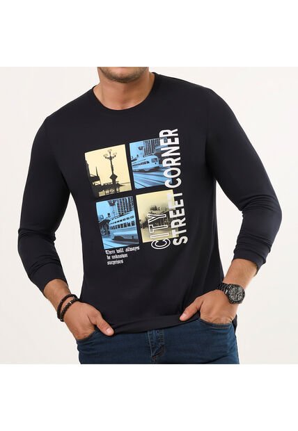 Camibuzo Juan Negro Para Hombre Croydon