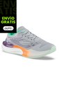 Tenis Running Mupu Gris-Naranja Croydon Para Mujer de Croydon