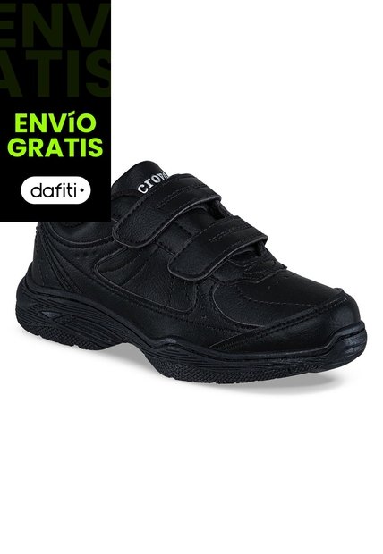 Tenis Colegial 11 New Negro Para Niña Y Niño Croydon
