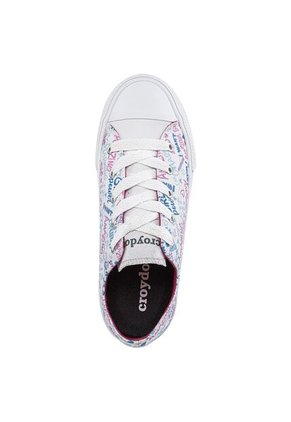 Tenis Casuales Charming Bajo Blanco Croydon Para Niña