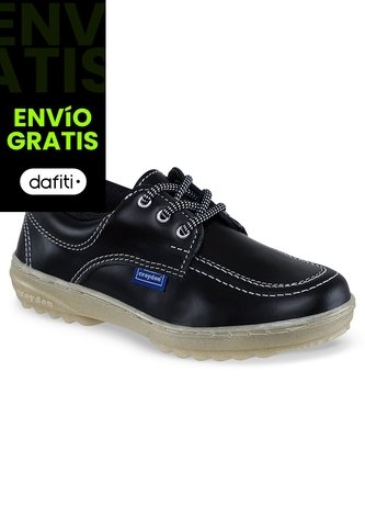 Zapatos Escolares Leader Negro Para Niña Y Niño Croydon Croydon