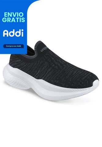 Tenis Para Caminar Tapif Negro Croydon Para Mujer Croydon