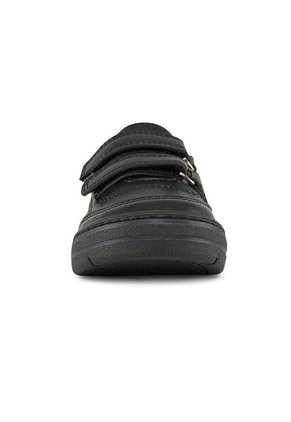 Tenis Colegio Roblo Velcro Negro Para Niño Y Niña Croydon