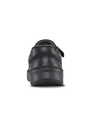 Tenis Colegio Roblo Velcro Negro Para Niño Y Niña Croydon