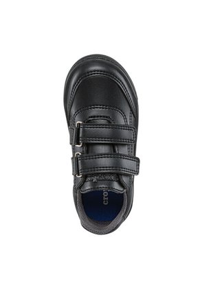 Tenis Colegio Roblo Velcro Negro Para Niño Y Niña Croydon