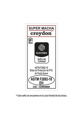 Botas Supermacha Baja Blanco Para Hombre Y Mujer Croydon