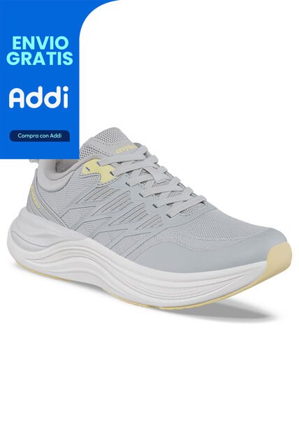 Tenis Running Gruw Gris Croydon Para Hombre