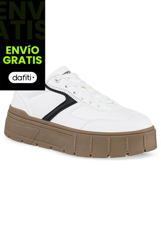 Tenis Quinter Blanco-Negro Croydon Para Mujer Croydon