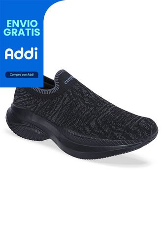 Tenis Para Caminar Tapif Negro-Negro Croydon Para Mujer Croydon