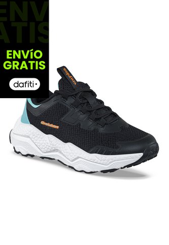 Tenis Running Simof Negro Croydon Para Niño Croydon