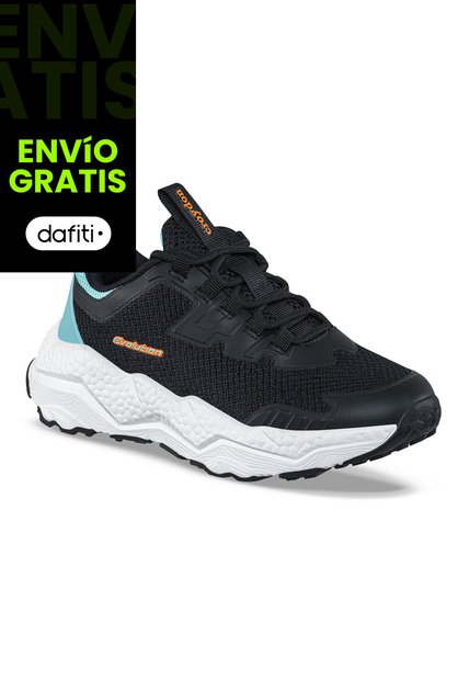 Tenis Running Simof Negro Croydon Para Niño