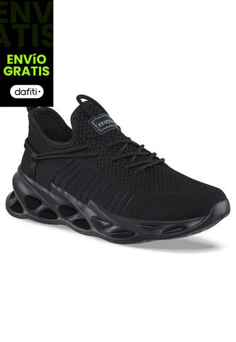 Tenis Running Pixer Negro-Negro Para Mujer Croydon Croydon