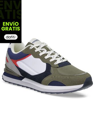 Tenis Urbanos Finox Blanco-M.Color Para Hombre Croydon Croydon