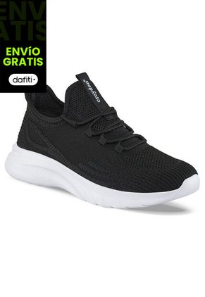 Tenis Running Pemax Negro Para Hombre Croydon
