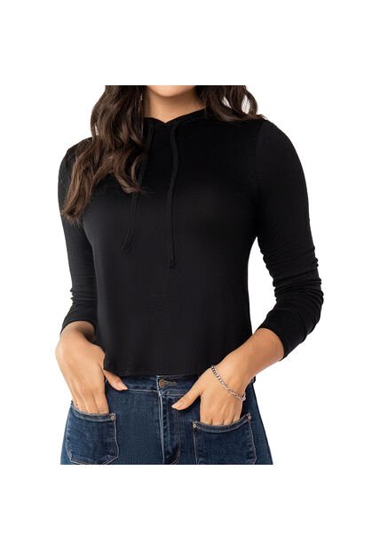 Buzo Melina Negro Para Mujer Croydon