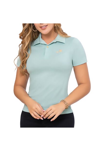 Blusa Polo Andrea Verde Para Mujer Croydon