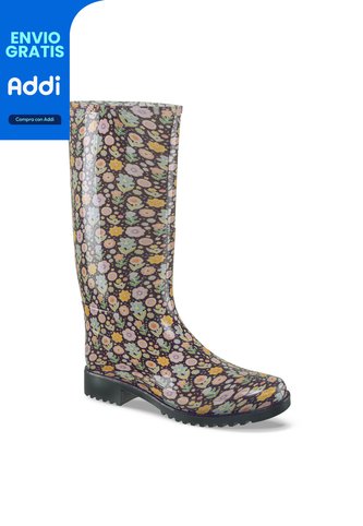 Botas Lluvia Kaede Negro Croydon Para Mujer Croydon