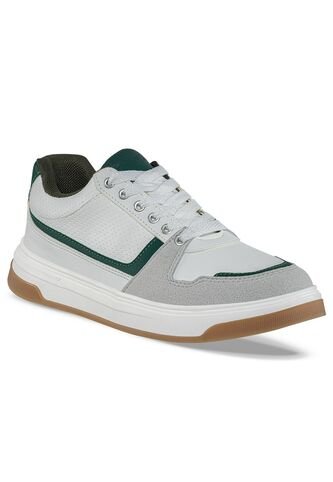 Tenis Urbanos Yorik Blanco-Verde Croydon Para Hombre Croydon